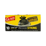 GLAD TRASH BAG 30GL 12/10CT