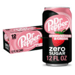 DR PEPPER 2X12/12 OZ ZERO STRAWBERRY CREAM