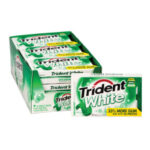 TRIDENT 9/16 PIECES WHITE SPEARMINT BX