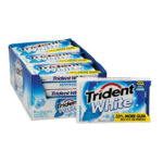TRIDENT 9/16 PIECES WHITE PEPPERMINT BX