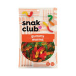 SNAK CLUB GUMMY WORM 6CT