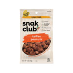 SNAK CLUB TOFFEE PEANUTS 12PK