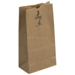 BAGS #2 500CT RECYCL KRAFT/PAPER (4 5/16 x 2 7/16 x 7 7/8)