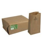 BAGS #6 500 CT RECYCL KRAFT/PAPER (5 7/8 x 3 5/8 x 11)