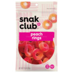 SNAK CLUB SOUR PEACH RING 6CT