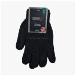 GLOVES BLACK MEN THICK 12CT