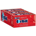 ORBIT 12/14 PIECES STRAWBERRY REMIX BX