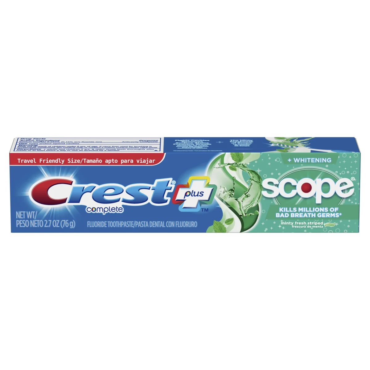 Crest, Plus Scope Whitening Toothpaste, 2.7 oz - Image 1