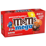 M&M KS 24/2.83 OZ MEGA PEANUT BUTTER BX