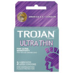 TROJAN ULTRA THIN GRAY 6 CT