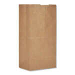 BAGS #4 500 CT RECYCL KRAFT/PAPER (5 x 3 x 9.5)