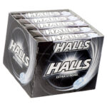 HALLS 20/9 DROPS BLACK EXTRA STRONG BX