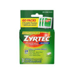 ZYRTEC ALLERGY 10MG 5 CT *