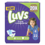 LUVS CONVENC #4 22CT BAG