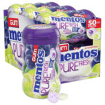 MENTOS GUM P/F GRAPE MEDLEY
