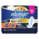 ALWAYS 16CT S4 OVR NGHT ULT