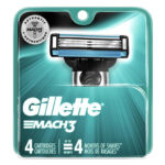 GILLET RAZORS MACH REFILL BLADE 4 CR
