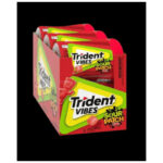 TRIDENT 6/40 PIECES VIBES SOUR PATCH REDBERRY BX