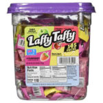 NESTLE 3.08 OZ LAFFY TAFFY WONKA JAR 4 FLAVORS  EA