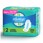 ALWAYS 20CT ULTRA THIN WINGS SIZE 2 SUPER UNSCENTED