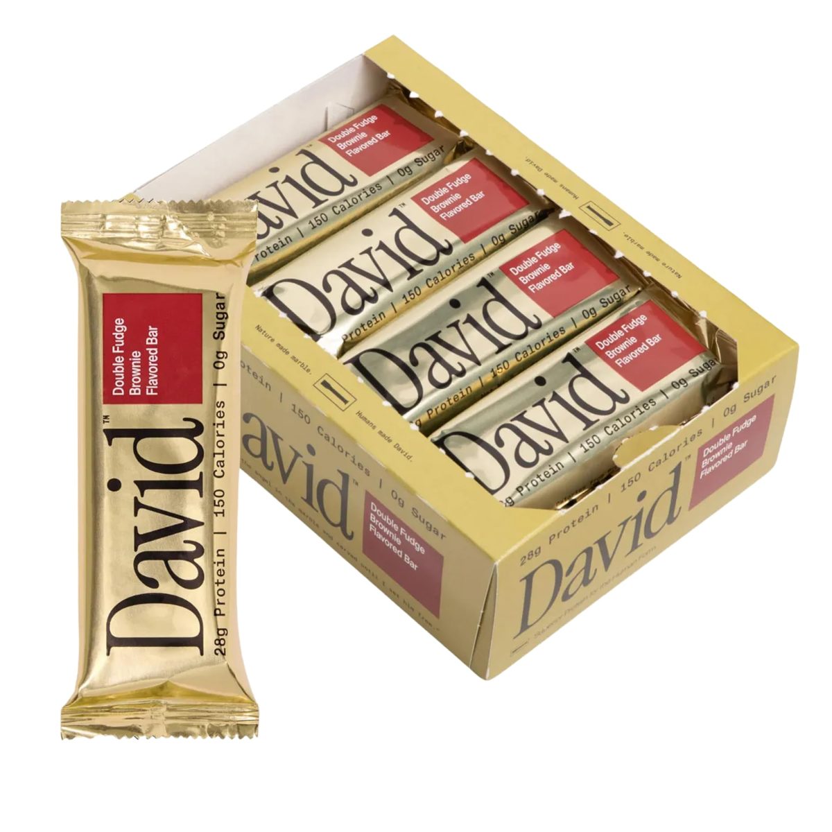 DAVID 28G PRO 12CT FUDGE BROWNE - Image 1